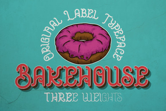 Bakehouse: A Quirky Display Font for Creative Branding
