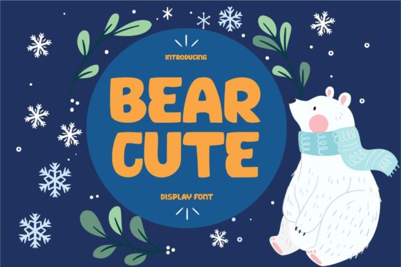 Bear Cute: A Playful Display Font for Digital Creativity