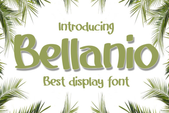 Bellanio Font Download: A Playful Display Font for Designers