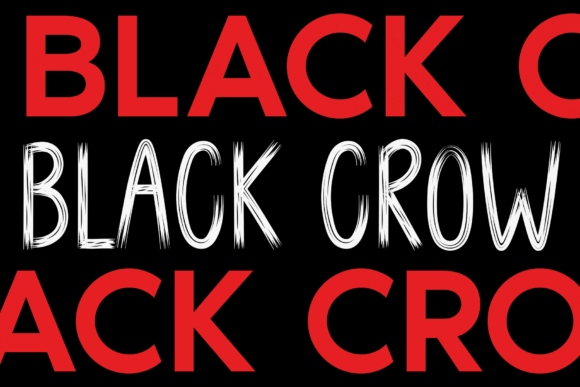 Black Crow: A Bold Display Font for Editorial Impact