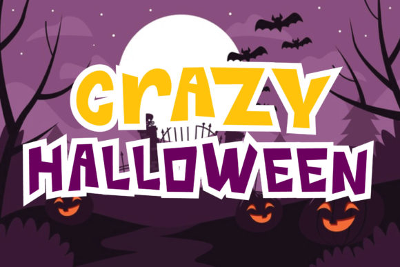Crazy Halloween Font for Festive Editorial Designs