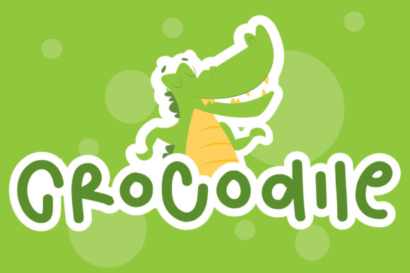 Crocodile: A Playful Font for Branding That Stands Out
