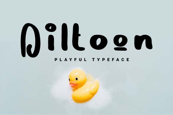 Diltoon: A Display Font That Elevates Handmade Creations