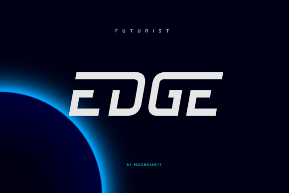 Edge Font: A Bold Display Font for Modern Design