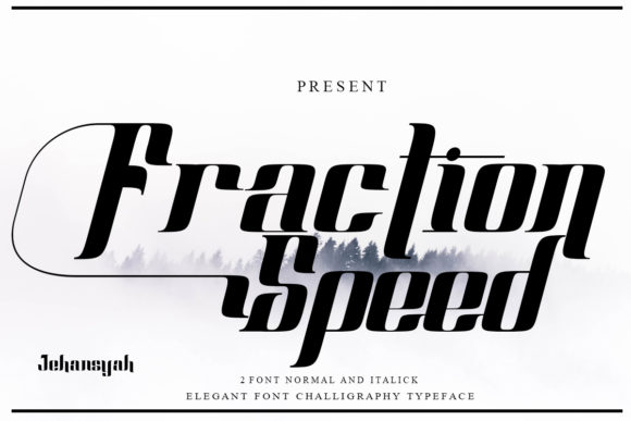 Fraction Speed: A Display Font for Modern Editorial Design