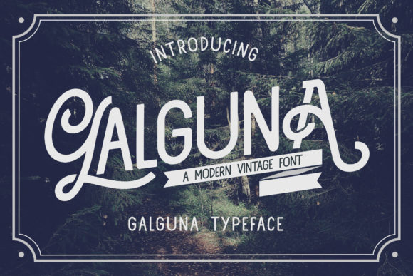 Galguna Font for Stylish Website Branding