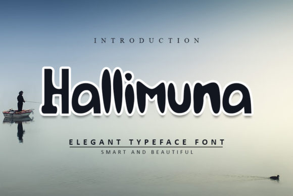 Hallimuna: A Stylish Display Font for Modern Branding
