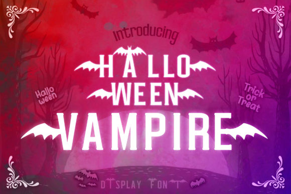 Halloween Vampire Font for Bold Editorial Designs