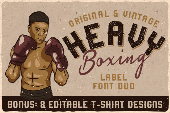Heavy Boxing: A Display Font for Bold Branding and Creative Campaigns