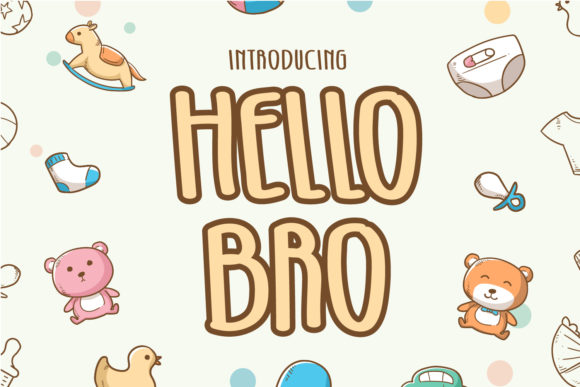 Hello Bro Font for Trendy Web Design