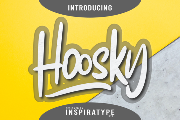 Hoosky: A Fun and Quirky Display Font for Digital Designers