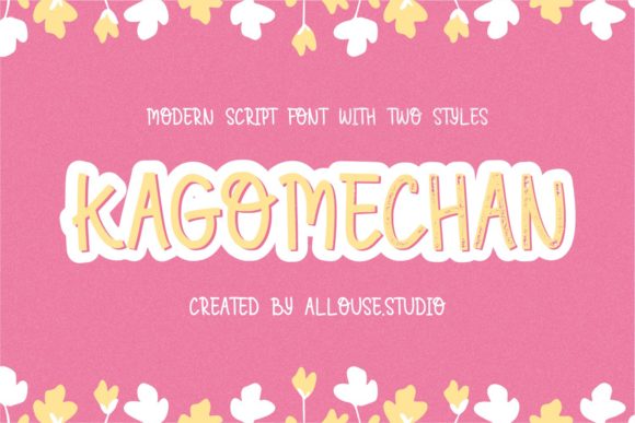 Kagomechan: A Quirky Display Font for Playful Branding