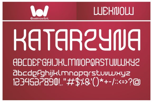 Katarzyna: A Modern Display Font for Strong Branding