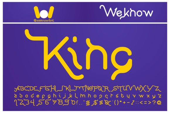 King Font for Handmade Projects and Creative Designs