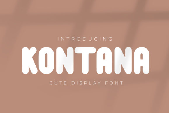 Kontana: A Bold Display Font for Editorial Design