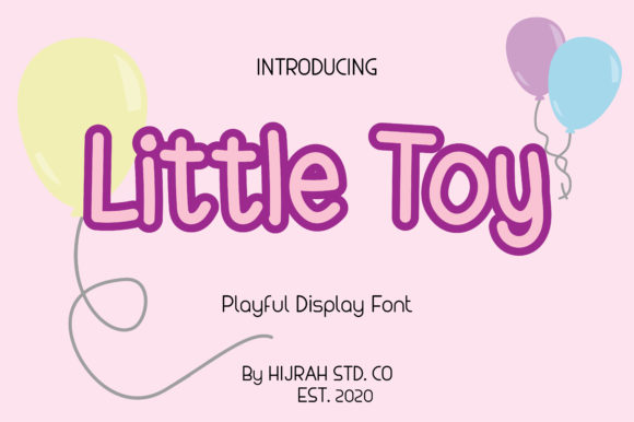 Little Toy: A Playful Display Font for Digital Creativity