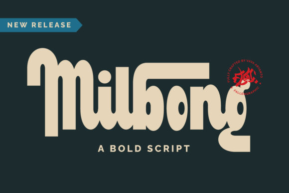 Milbong Display Font for Bold Branding and Web Design