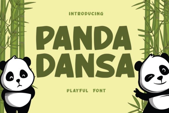 Panda Dansa: A Bold Font for Branding That Speaks Volumes