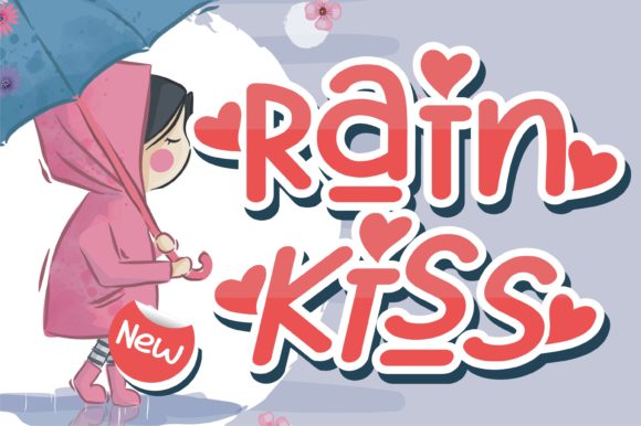 Rain Kiss: A Display Font for Creative Campaigns
