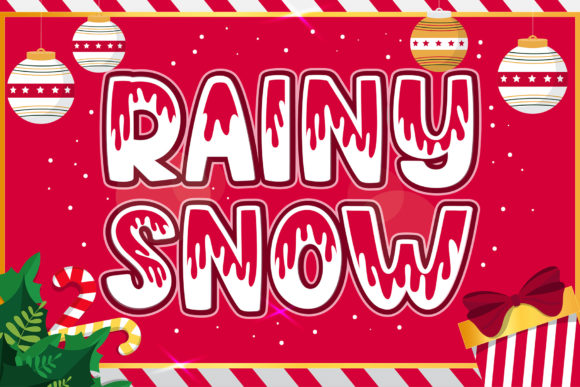 Rainy Snow Font for Bold and Creative Design