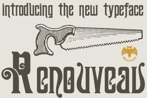 Renouveau Display Font for Bold Branding and Visual Impact