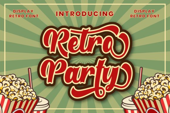 Retro Party Font for Memorable Branding