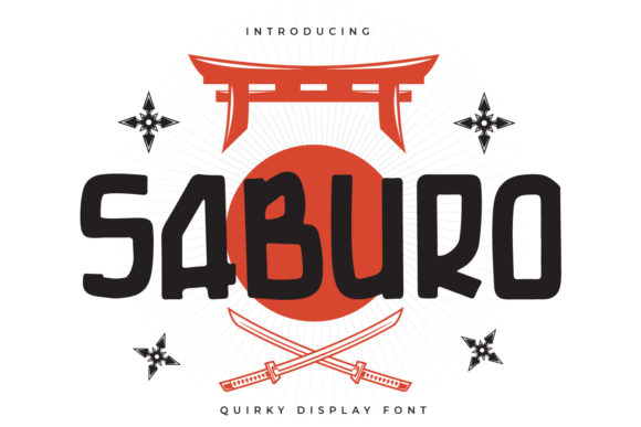 Saburo: A Bold Display Font for Professional Branding