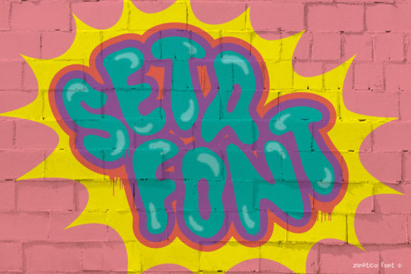 Seta: A Playful Display Font for Creative Campaigns