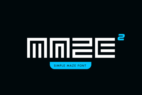 SimpleMaze: A Display Font for Modern Editorial Design