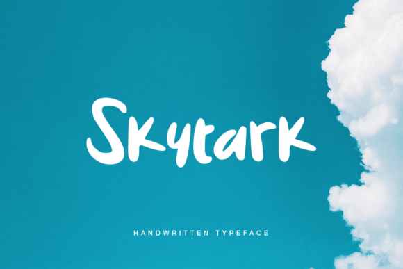 Skytark: A Bold and Playful Display Font for Creative Branding