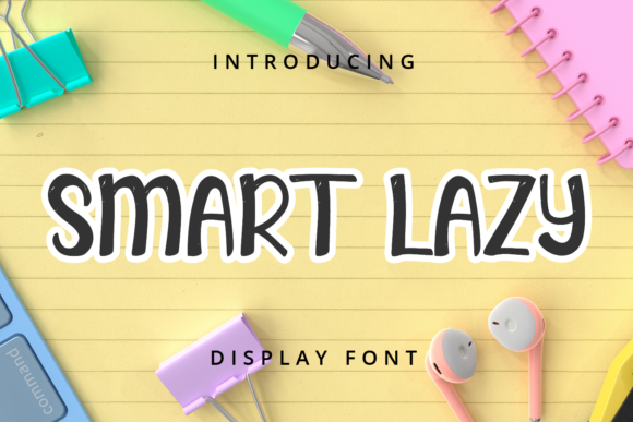 Smart Lazy Font for Trendy Craft and Branding Projects