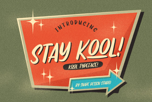 Stay Kool: A Casual Display Font for Trendy Branding
