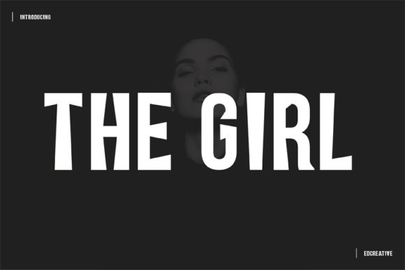 The Girl Font for Bold Branding and Eye-Catching Design