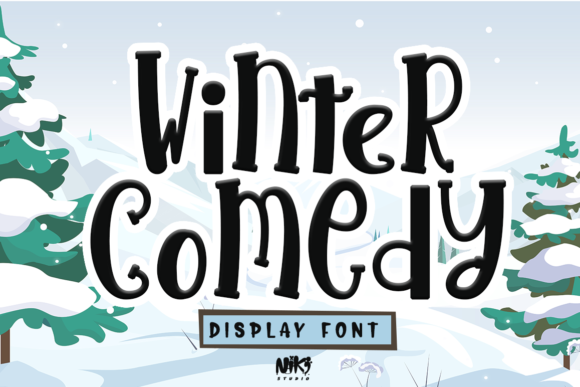 Winter Comedy: A Playful Font for Creative Design