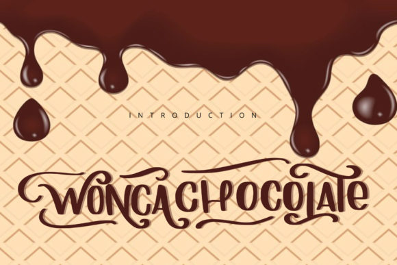 Wonca Chocolate Display Font for Trendy Branding and Creative Campaigns